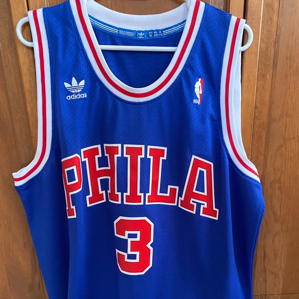 Allen Iverson Blue Sixers Jersey